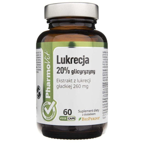 Pharmovit Liquorice 20% Glycyrrhizin - 60 Capsules