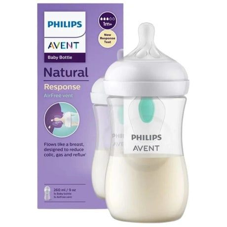 Philips Avent Responsive Natural Bottle with AirFree Anti-Colic Valve - 260 ml