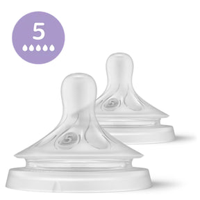 Philips Avent Responsive Natural Soother with Extra-Fast Flow - 2 Pieces