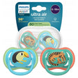 Philips Avent Ultra Air Orthodontic Soother 6-18 m - 2 Pieces