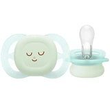 Philips Avent Ultra Start Night, Glow-in-The-Dark Pacifier, 0-2 Months - 2 Pieces