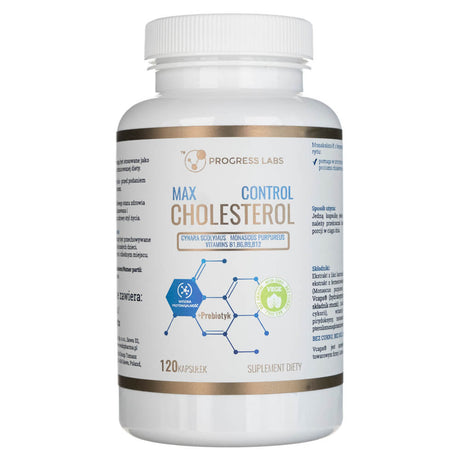 Progress Labs Cholesterol + Prebiotic - 120 Capsules