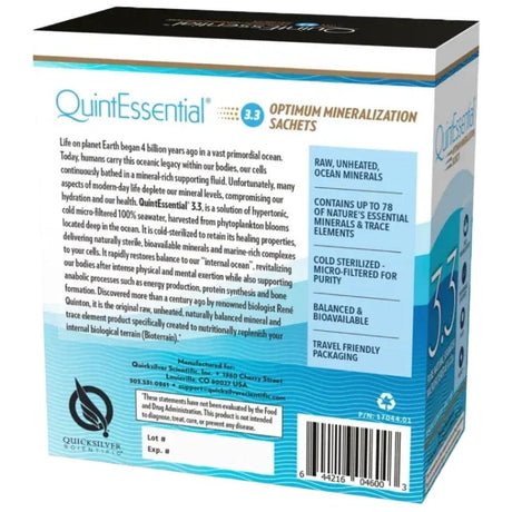 Quicksilver QuintEssential® 3.3, Hypertonic Solution - 30 Sachets
