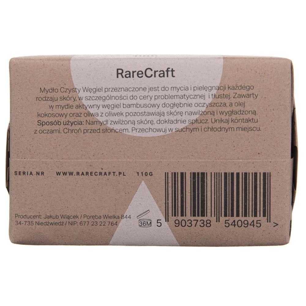 RareCraft Pure Coal Soap - 110 g