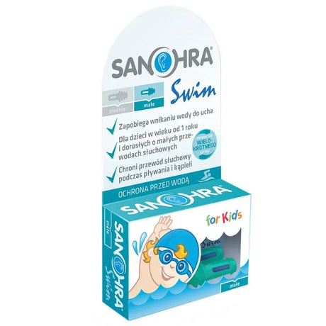 Sanohra Swim Earplugs for Kids - 1 pair