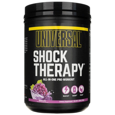 Shock Therapy All-In-One Pre-Workout, Grape - 840 g