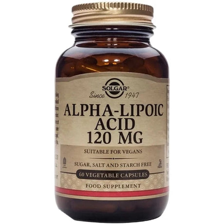 Solgar Alpha Lipoic Acid 120 mg - 60 Capsules