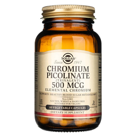 Solgar Chromium Picolinate 500 mcg - 60 Capsules