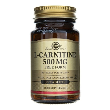 Solgar L-Carnitine 500 mg - 30 Tablets