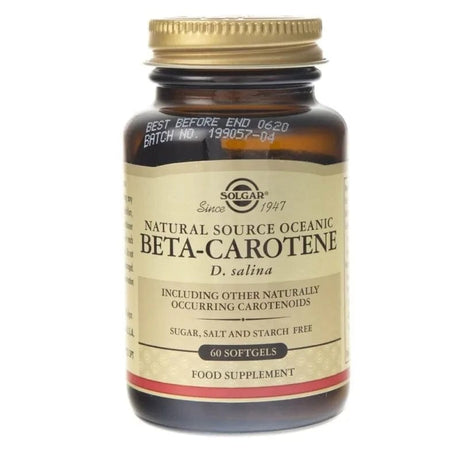 Solgar Natural Beta Carotene 7,5 mg - 60 Softgels