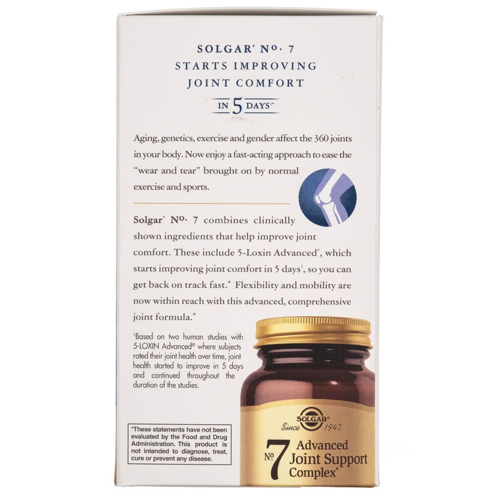 Solgar NO. 7, Joint Support - 90 Veg Capsules