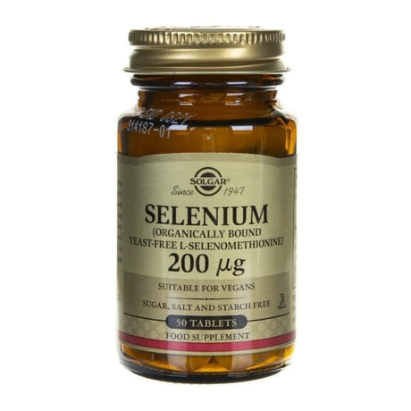 Solgar Selenium 200 mcg - 50 Tablets