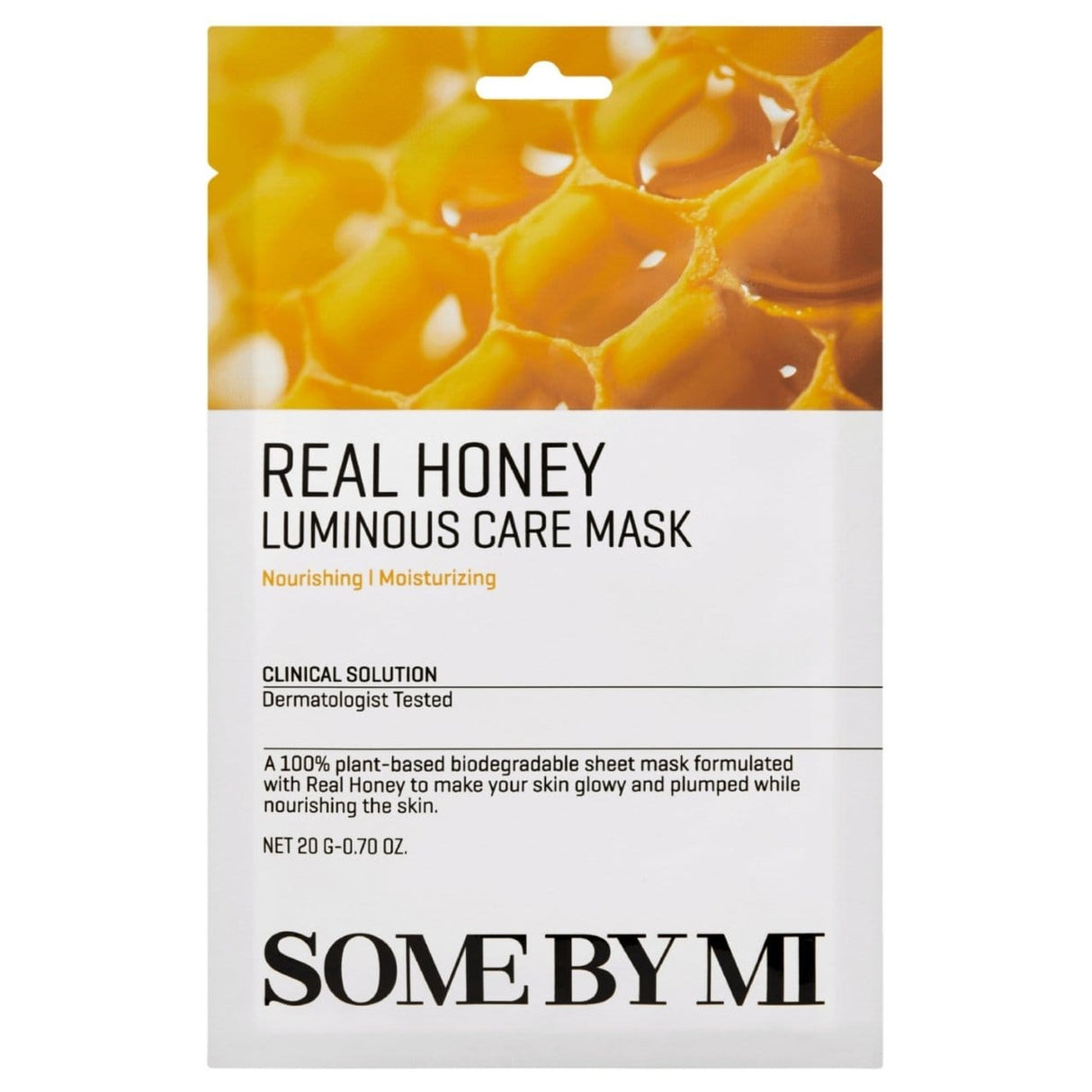 Some By Mi Real Honey Luminous Care Sheetmask - 20 g