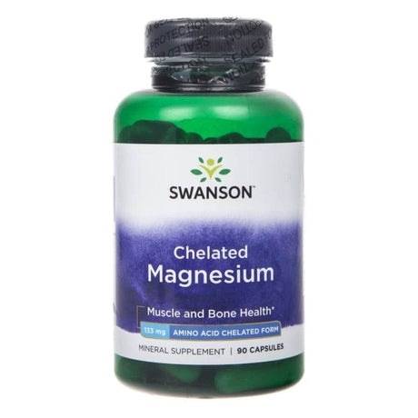 Swanson Albion Chelated Magnesium 133 mg - 90 Capsules