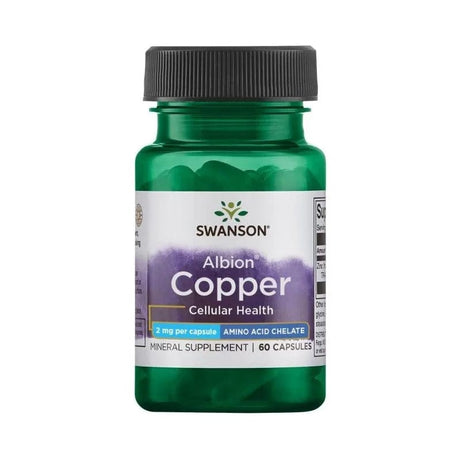 Swanson Albion Copper 2 mg - 60 Capsules