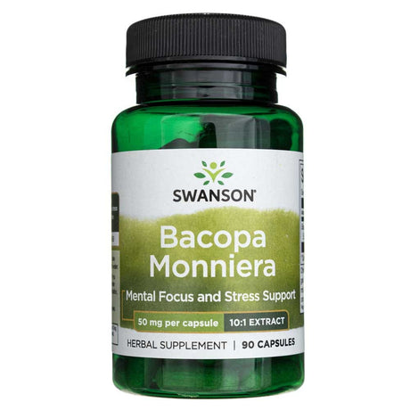 Swanson Bacopa Monniera 50 mg - 90 Capsules