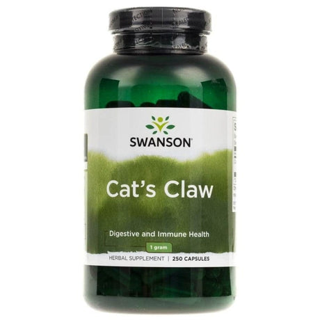 Swanson Cat's Claw 500 mg - 250 Capsules