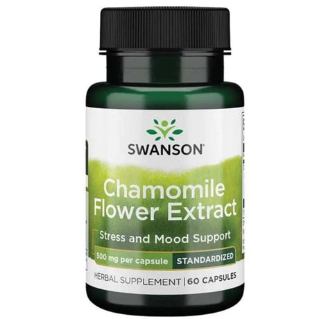 Swanson Chamomile Flower Extract - 60 Capsules
