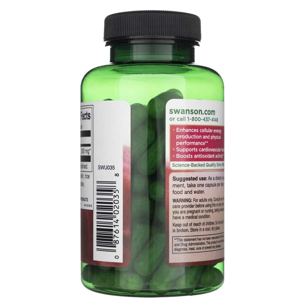 Swanson CoQ10 200 mg - 90 Capsules