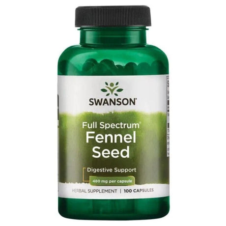 Swanson Full Spectrum Fennel Seed 480 mg - 100 Capsules