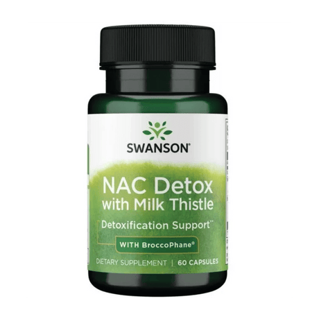 Swanson NAC Detox with Milk Thistle - 60 Capsules