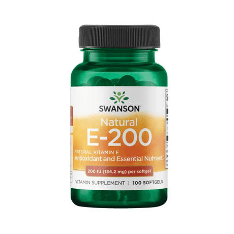 Swanson Natural Vitamin E 200 IU - 100 Capsules