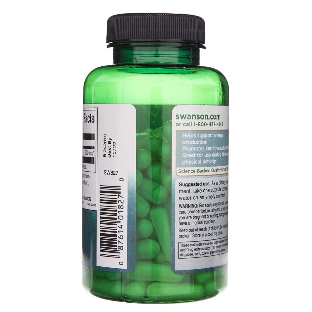 Swanson Taurine 500 mg - 100 Capsules