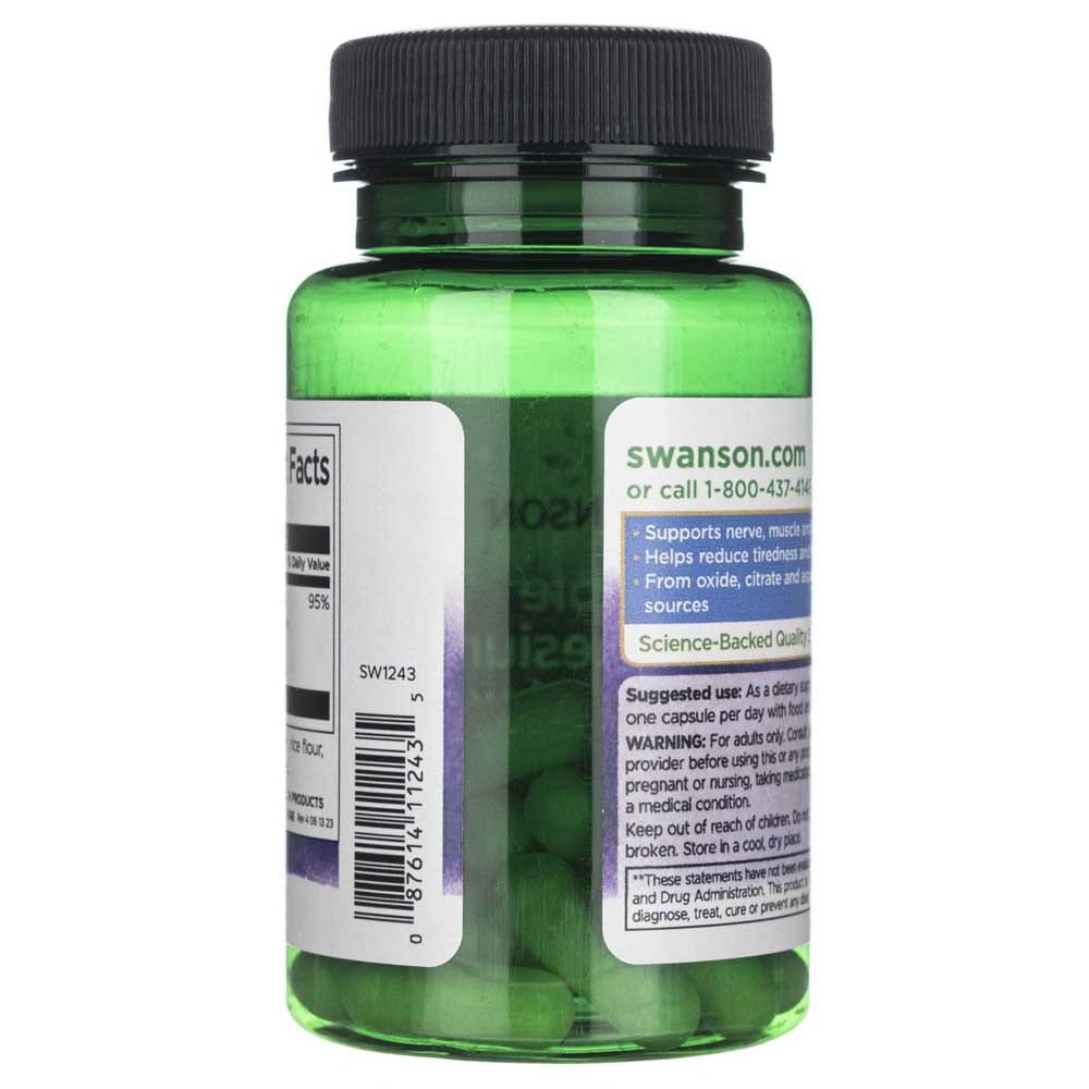 Swanson Triple Magnesium Complex 400 mg - 30 Capsules
