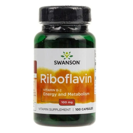 Swanson Vitamin B-2 (Riboflavin) 100 mg - 100 Capsules