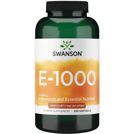 Swanson Vitamin E 1000 IU - 250 Capsules