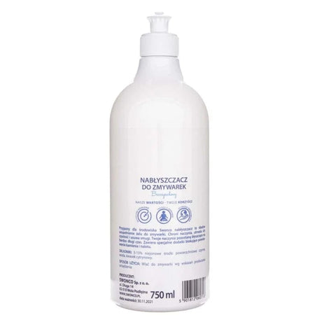 Swonco Fragrance-free Dishwasher Rinse Aid - 750 ml