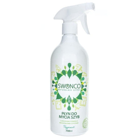 Swonco Glass Cleaning Liquid, Mint - 750 ml