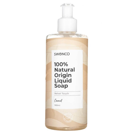 Swonco Natural Liquid Soap, Coconut - 300 ml