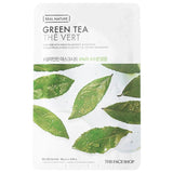 The Face Shop Real Nature, Sheet Mask with Green Tea - 20 g