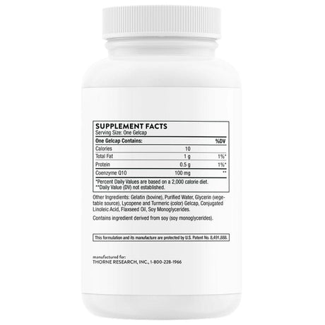 Thorne Research CoQ10, Ubiquinone 100 mg - 60 Capsules