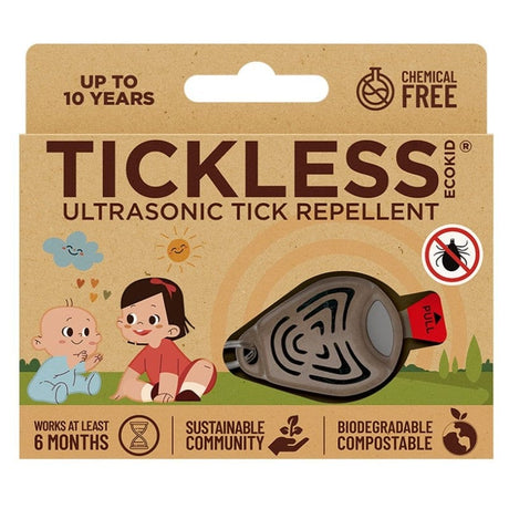 Tickless Eco Kid Ultrasonic Tick Repellent - Brown