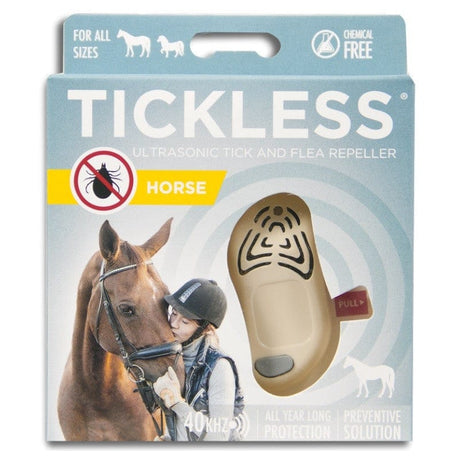 TickLess Horse Ultrasonic Tick Repellent - Beige