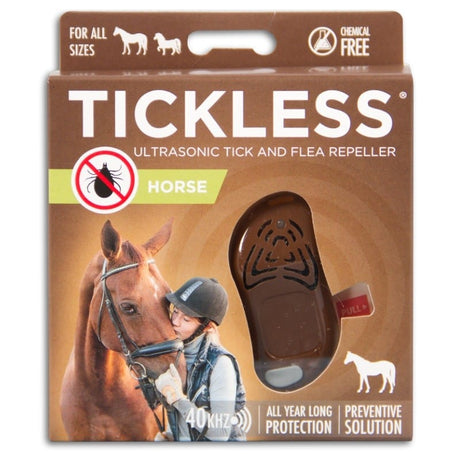 TickLess Horse Ultrasonic Tick Repellent - Brown