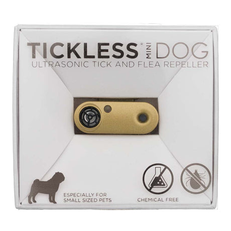 Tickless Pet Mini Ultrasonic Tick Repellent - Gold