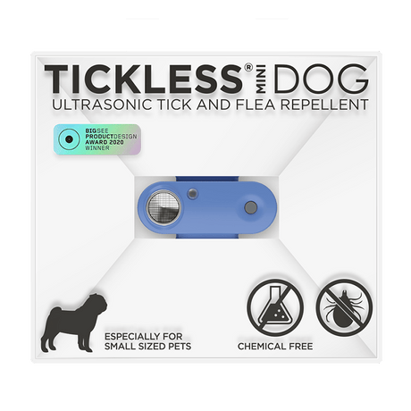 Tickless Pet Mini Ultrasonic Tick Repellent - Greek Blue