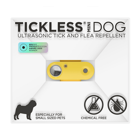 Tickless Pet Mini Ultrasonic Tick Repellent - Marigold