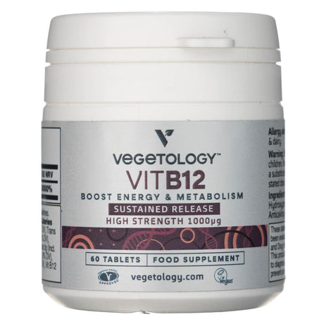 Vegetology Vitamin B12 1000 mcg - 60 Tablets