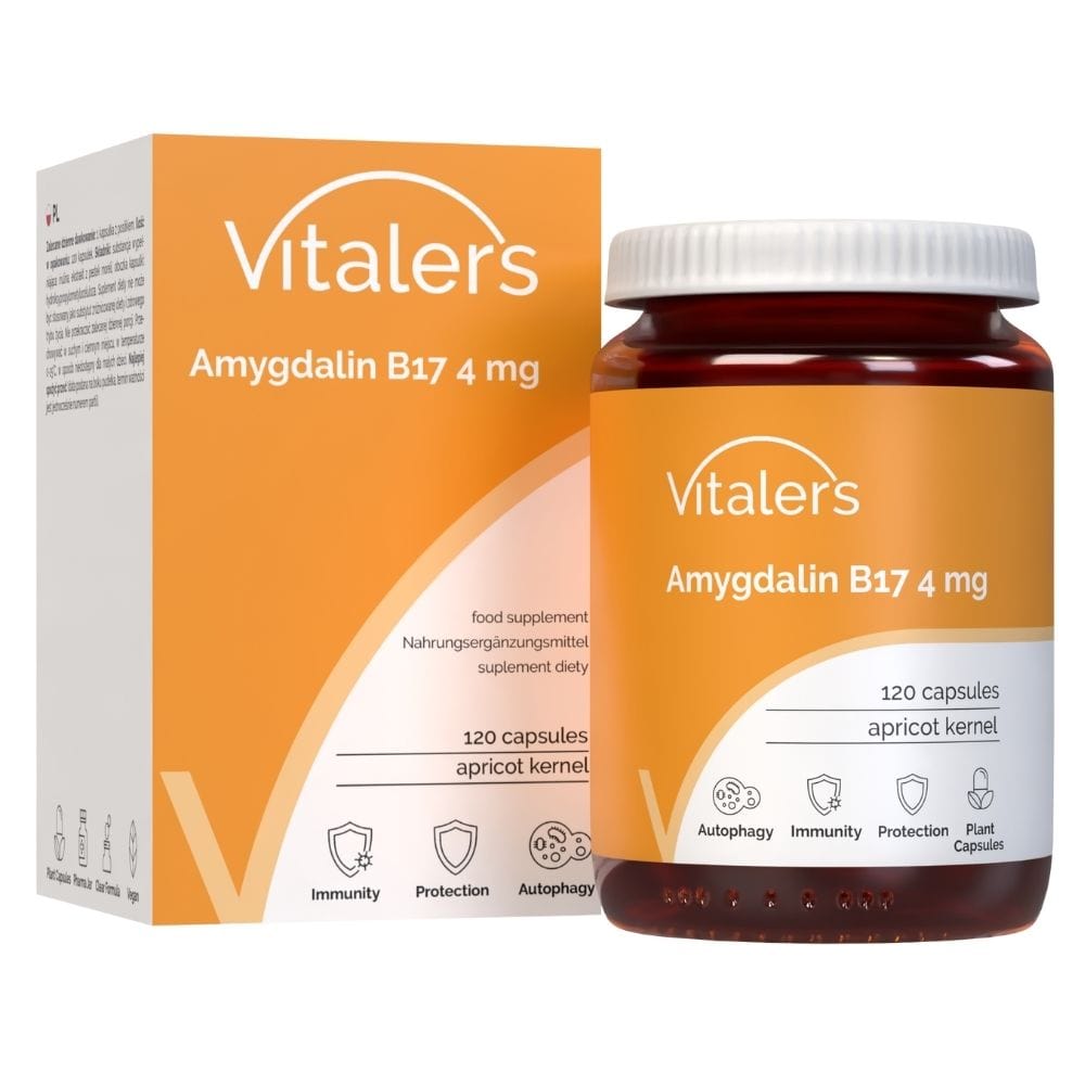 Vitaler's Amygdalin (Vitamin B17) 4 mg - 120 Capsules – Medpak