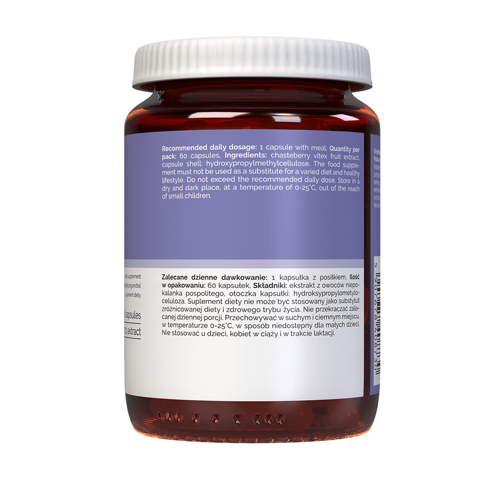 Vitaler's Chasteberry Vitex 500 mg - 60 Capsules