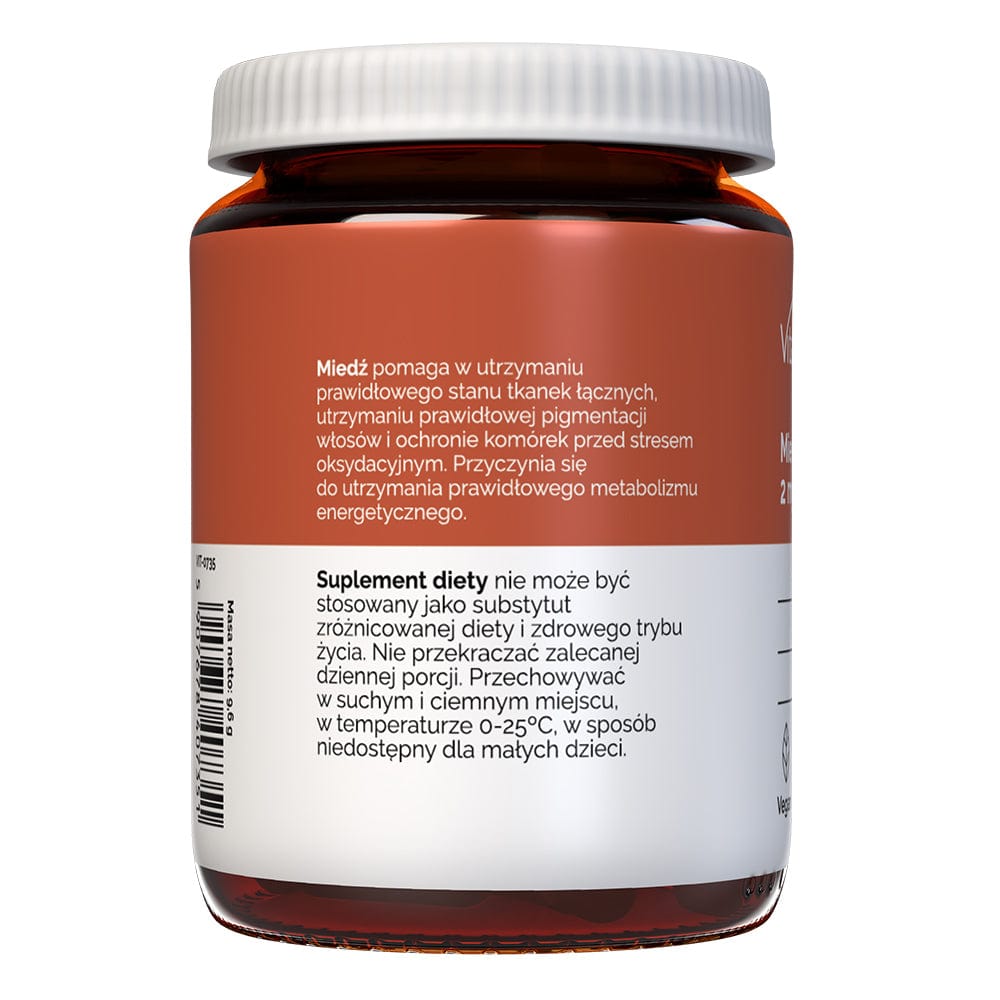 Vitaler's Copper 2 mg - 120 Tablets