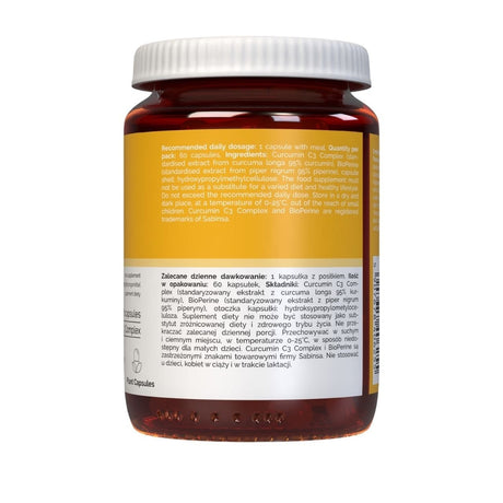 Vitaler's Curcumin + Piperine - 60 Capsules