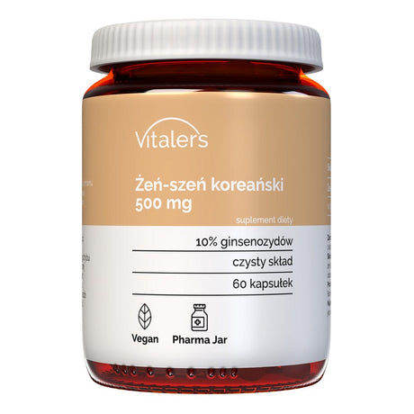 Vitaler's Korean Ginseng 500 mg - 60 Capsules