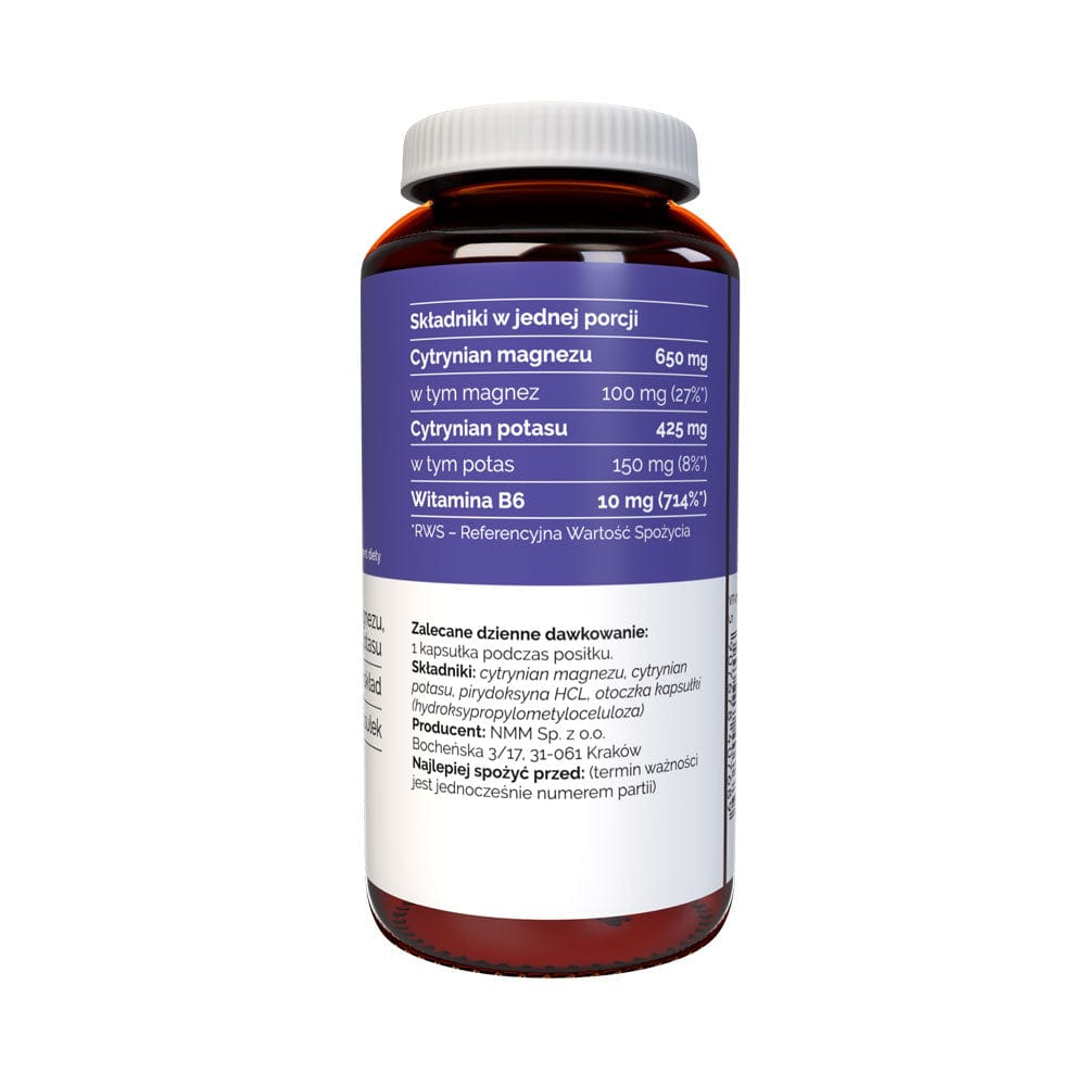Vitaler's Magnesium 100 mg + Potassium 150 mg + Vitamin B6 10 mg - 120 Capsules