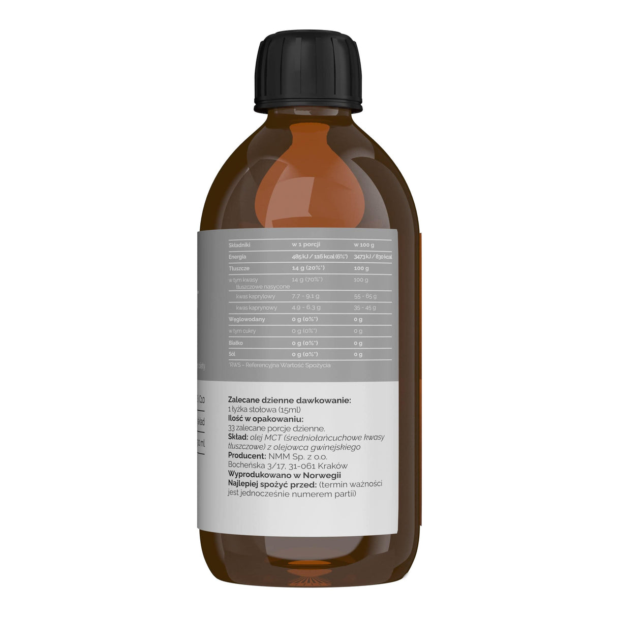 Vitaler's Natural MCT oil  - 500 mls