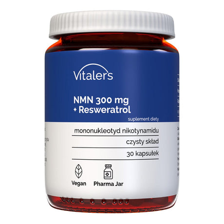 Vitaler's NMN 300 mg Resveratrol - 30 Capsules